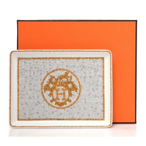 Hermes Porcelain Mosaique au Sushi plate